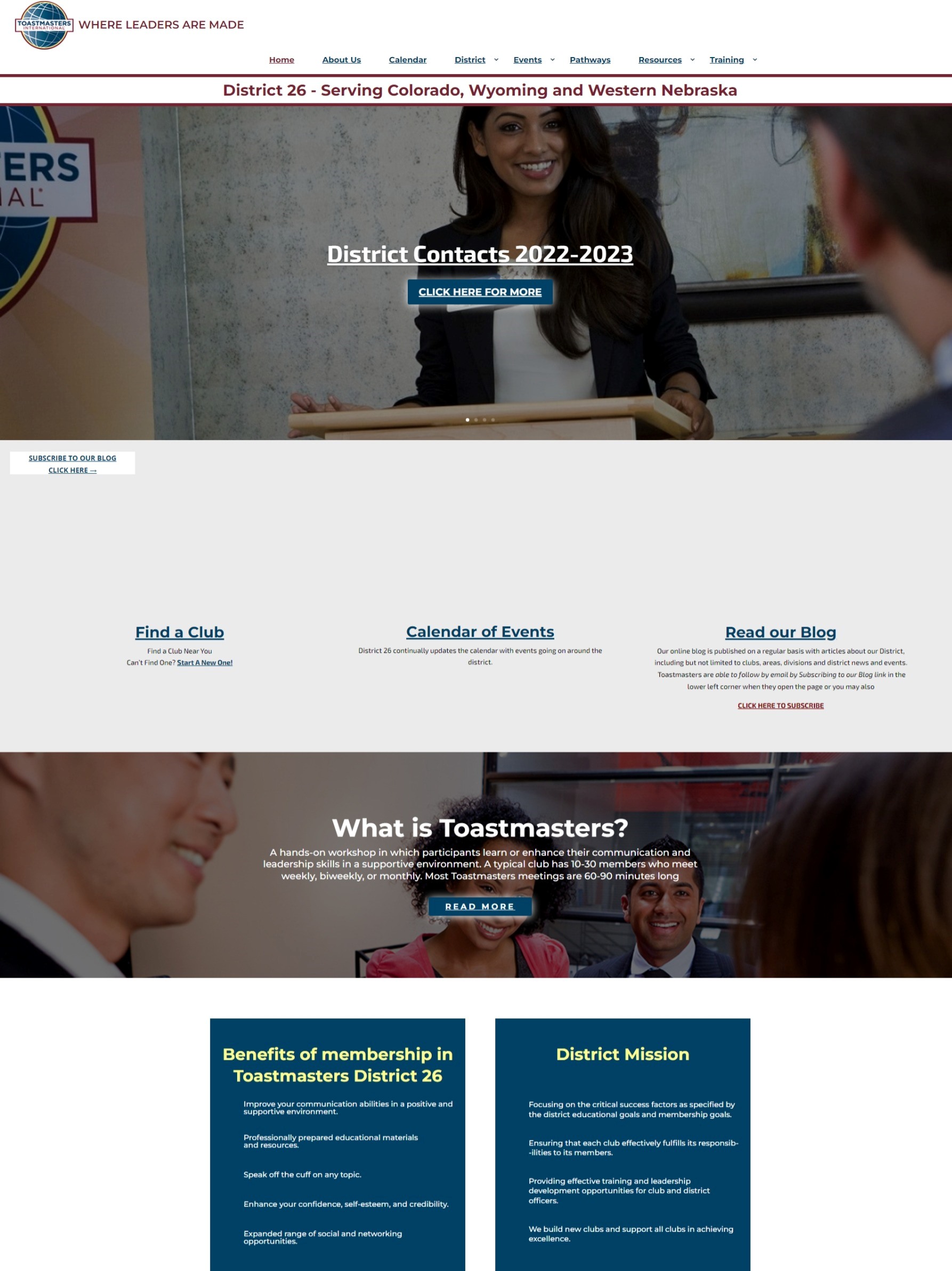 D42 Web page